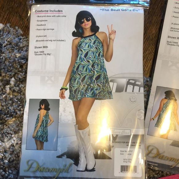 Dreamgirl The Beat Goes On 60's Pleated Costumes - Picture 11 of 13